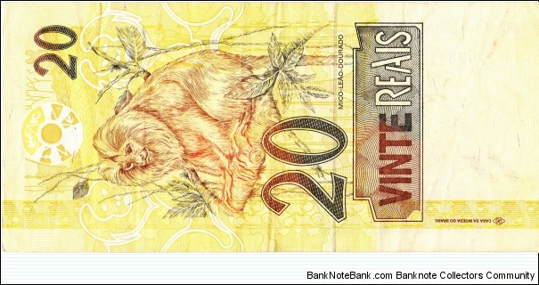 Banknote from Brazil year 2001