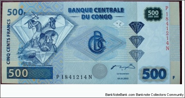 500 francs Banknote