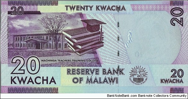 Banknote from Malawi year 2014