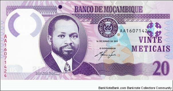 20 meticais Banknote