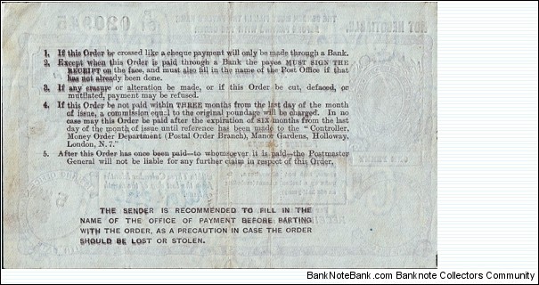 Banknote from India year 1934