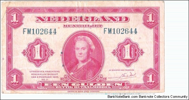 1 Gulden(1943) Banknote