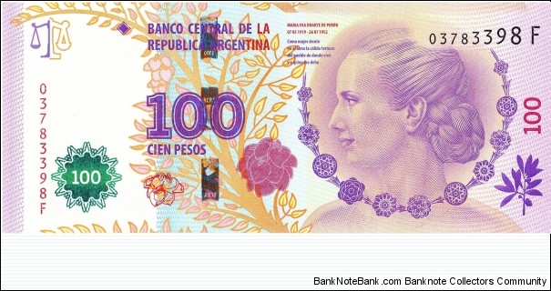 100 pesos Banknote