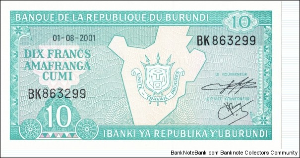 10 francs Banknote