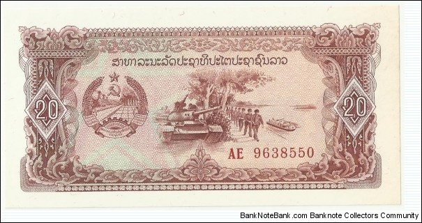LaosBN 20 Kip 1979 (Pathet Lao) Banknote