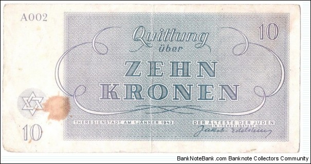 Banknote from Czech Republic year 1943