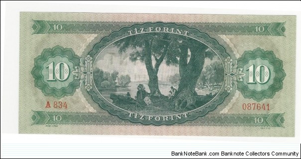 Banknote from Hungary year 1969