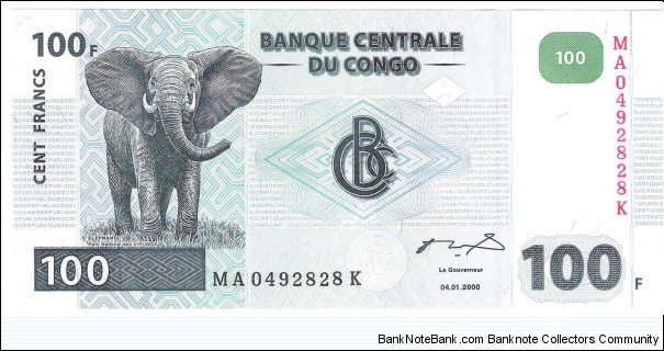 100 Francs(2000) Banknote