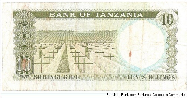 Banknote from Tanzania year 1966