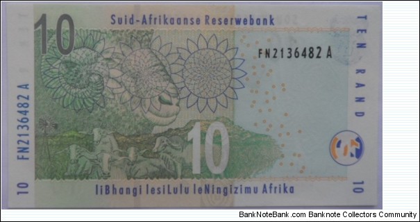 Banknote from South Africa year 2000