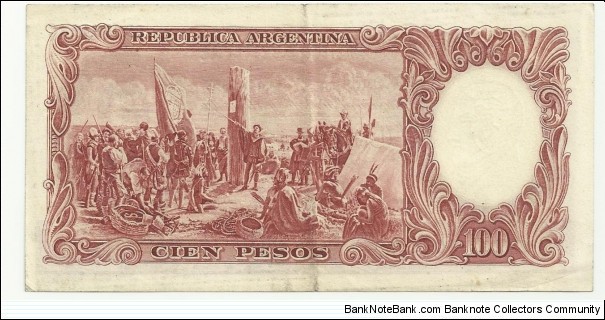 Banknote from Argentina year 1957