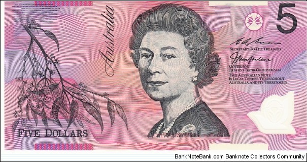 Banknote from Australia year 1996