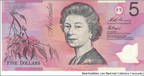 Banknote from Australia year 1995