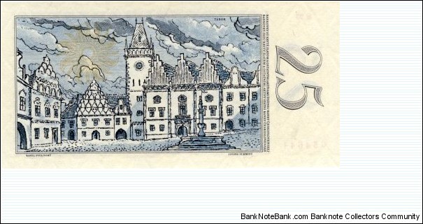 Banknote from Czech Republic year 1958