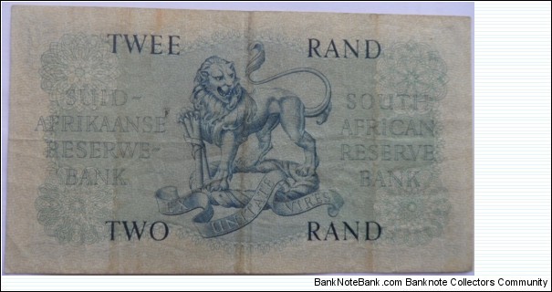 Banknote from South Africa year 1964
