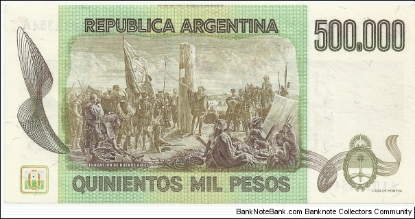 Banknote from Argentina year 1981