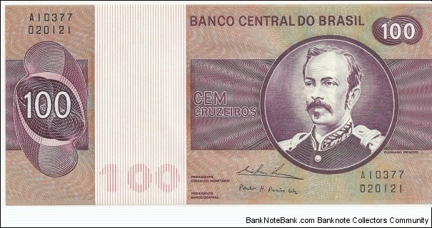 Brasil 100 Cruzeiros ND(1970) Banknote