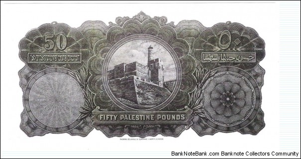 Banknote from Palestine year 1929