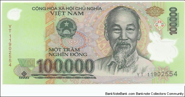 VietNam 100000 Ðồng ND(2006)-plastic Banknote