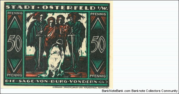 Notgeld

Osterfeld (4)
 Banknote