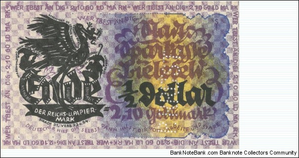 Notgeld Banknote