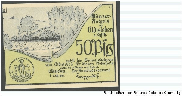 Banknote from Germany year 1921