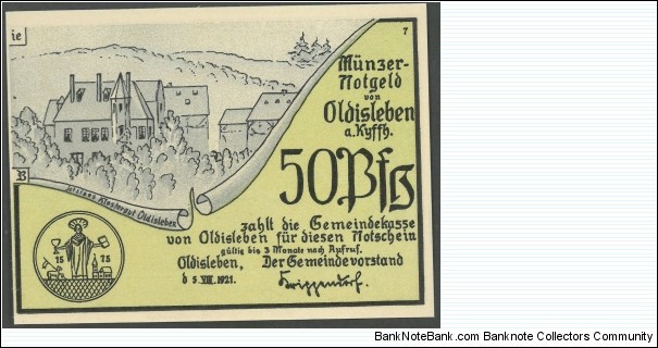 Banknote from Germany year 1921