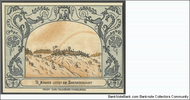 Notgeld
Oldisleben
Thomas Muntzer's transfer to the fortress at Heldrungen (5) Banknote