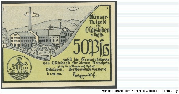 Banknote from Germany year 1921