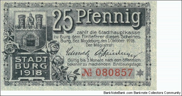 Notgeld
Burg Banknote