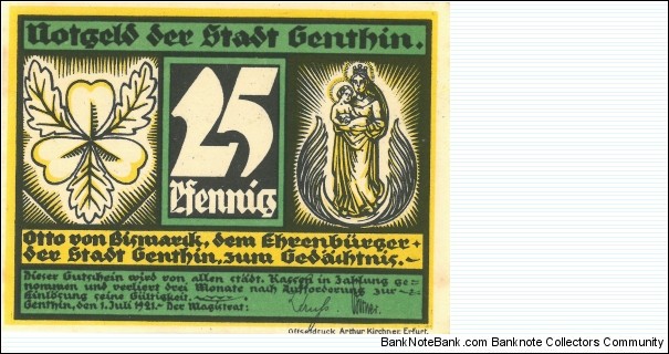 Banknote from Germany year 1921