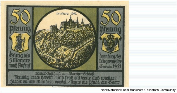 Banknote from Germany year 1921