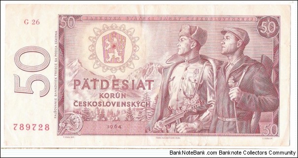 50 Korun(Czechoslovakia 1964) Banknote