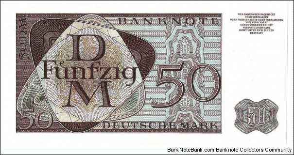 Banknote from Germany year 1963