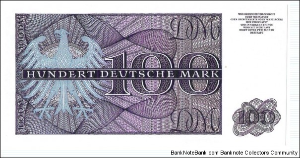 Banknote from Germany year 1963