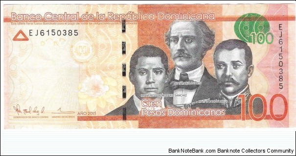 100 Pesos(2015) Banknote