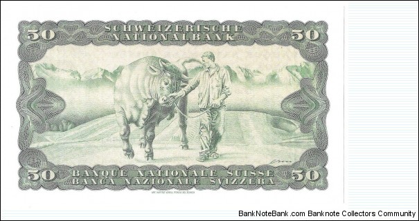 Banknote from Switzerland year 1945