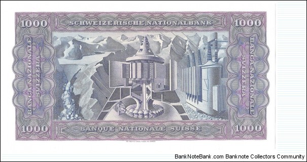 Banknote from Switzerland year 1950