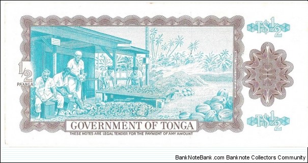 Banknote from Tonga year 1983