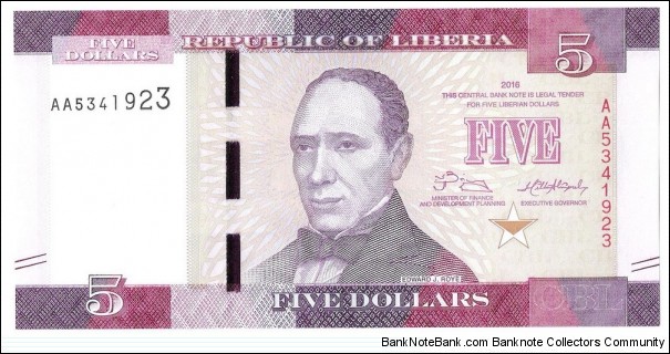 5 Dollars(2016) Banknote