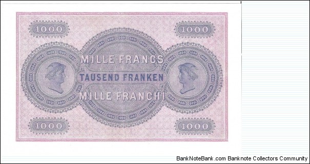 Banknote from Switzerland year 1907