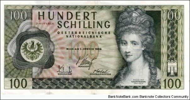 100 Schilling Banknote