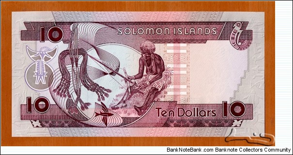 Banknote from Solomon Islands year 1986
