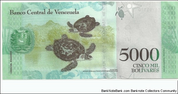 Banknote from Venezuela year 2016