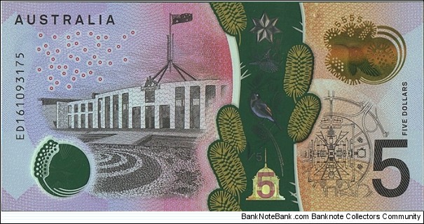 Banknote from Australia year 2016