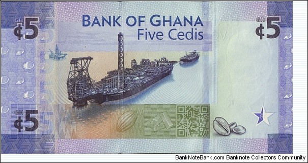 Banknote from Ghana year 2017