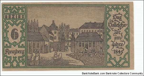 Germany-Notgeld (6) 50 Pfennig 1921 Banknote