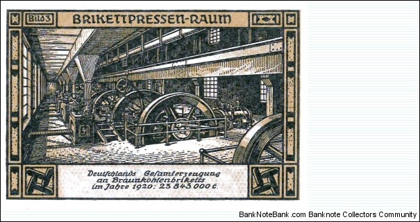 Bitterfeld
Notgeld Banknote