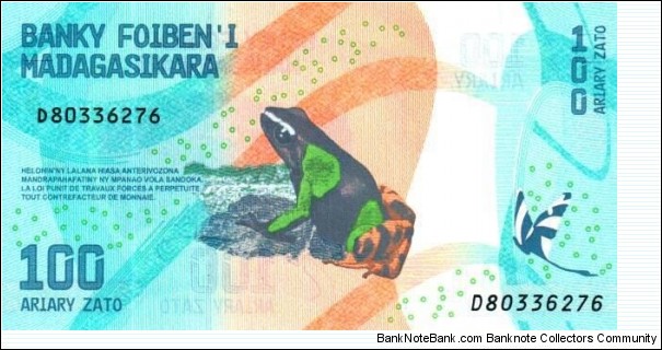 100 Ariary Banknote