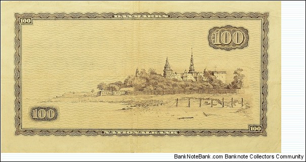 Banknote from Denmark year 1965